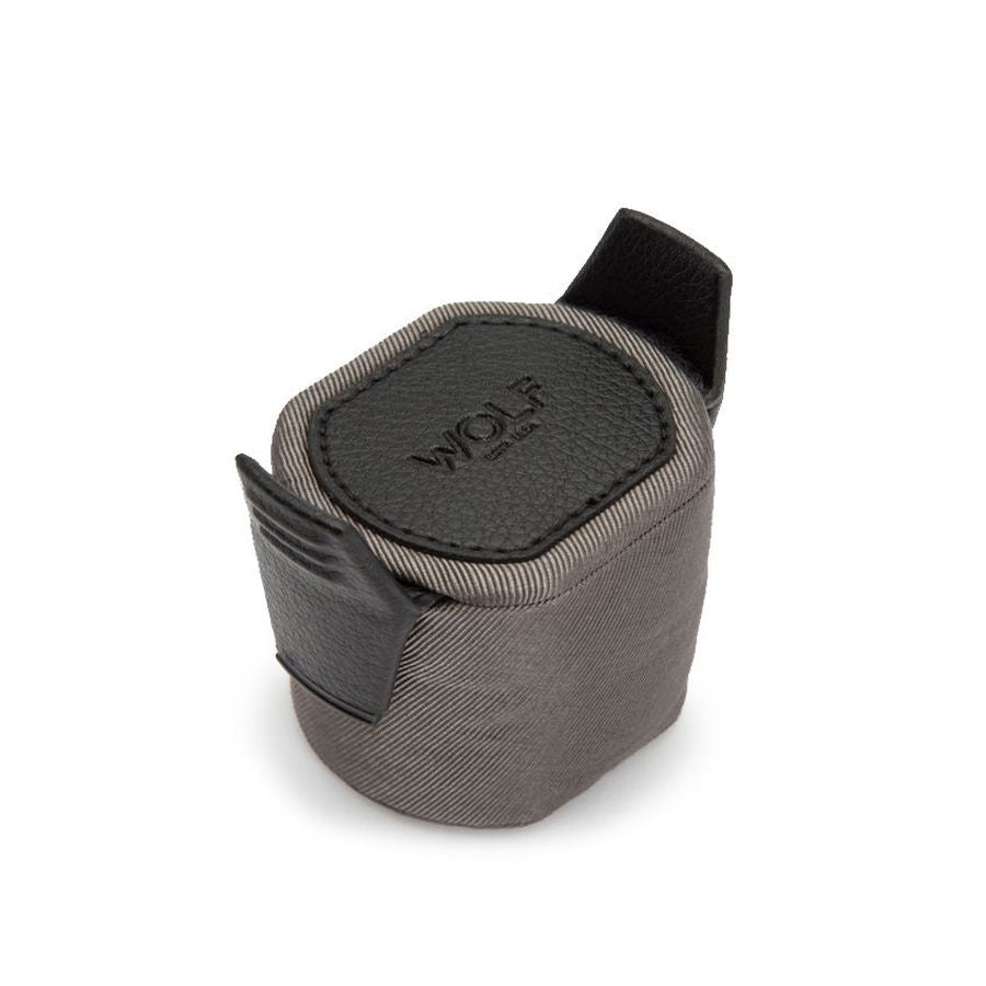 Wolf Designs Ltd-Cub Black Small Cuff-Dipples Jewellers