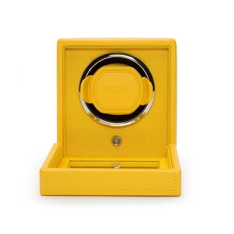 Wolf Designs Ltd-Cub Single Watch Winder - With Cover-Dipples Jewellers